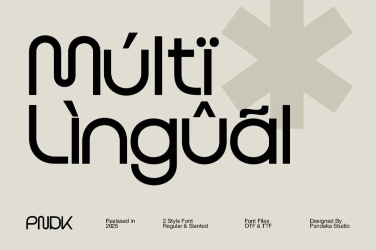 futuristic geometric sans serif font