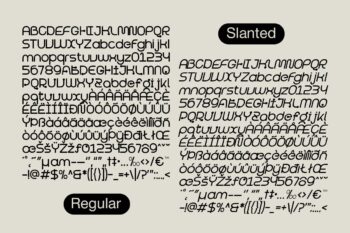 futuristic geometric sans serif font
