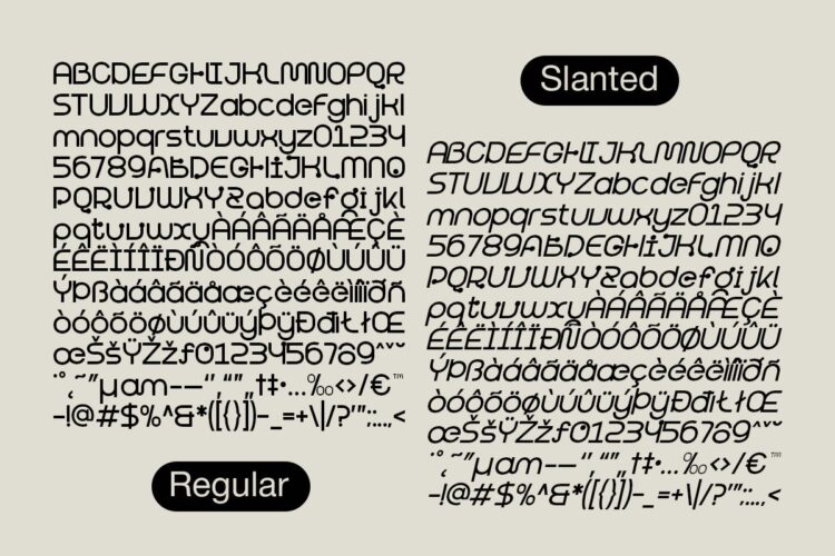 futuristic geometric sans serif font