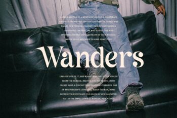 modern sharp serif font