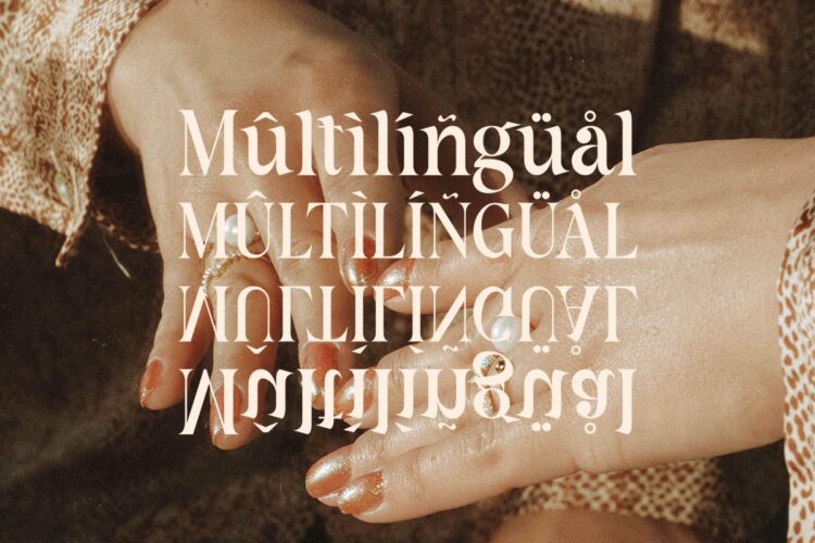 modern sharp serif font