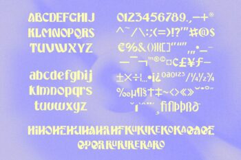 Modern Y2K Display Font