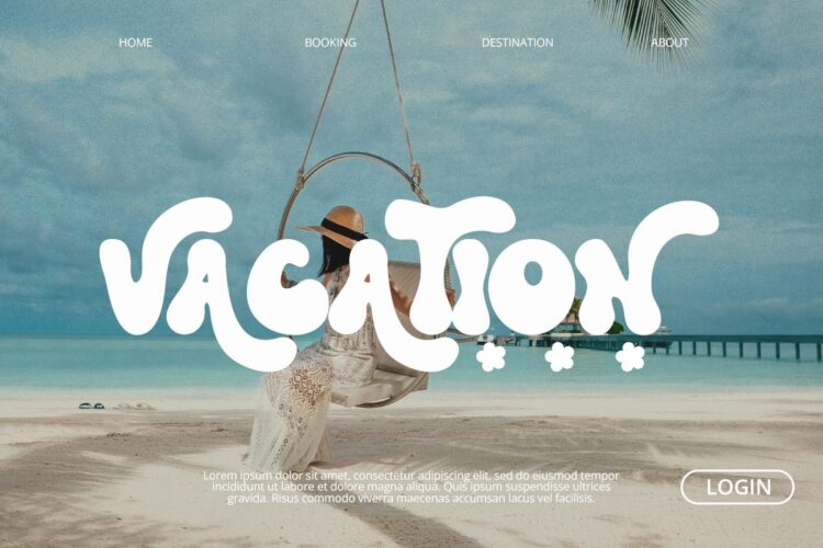 retro groovy font