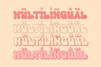 retro groovy font