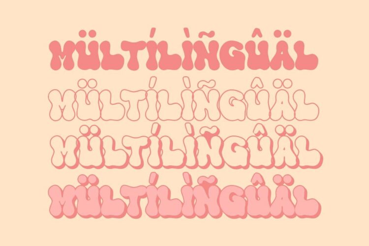 retro groovy font