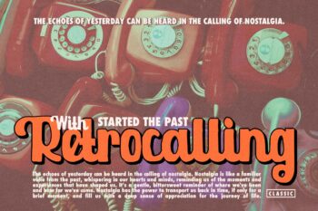 Vintage Retro Font