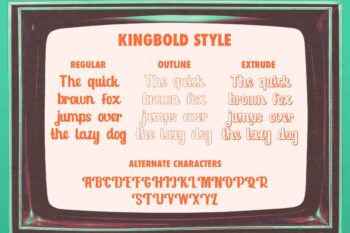 Vintage Retro Font