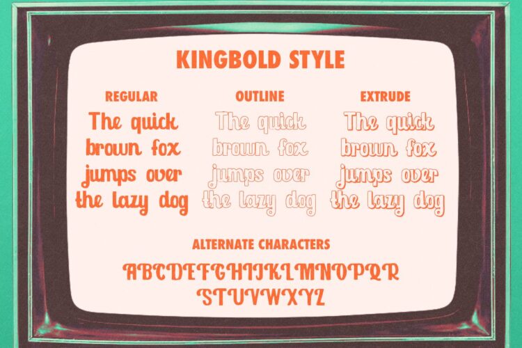 Vintage Retro Font