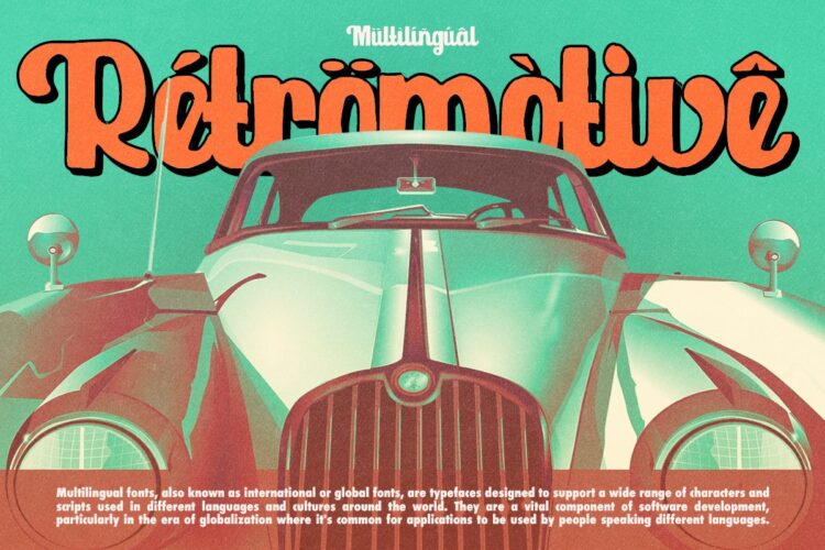 Vintage Retro Font