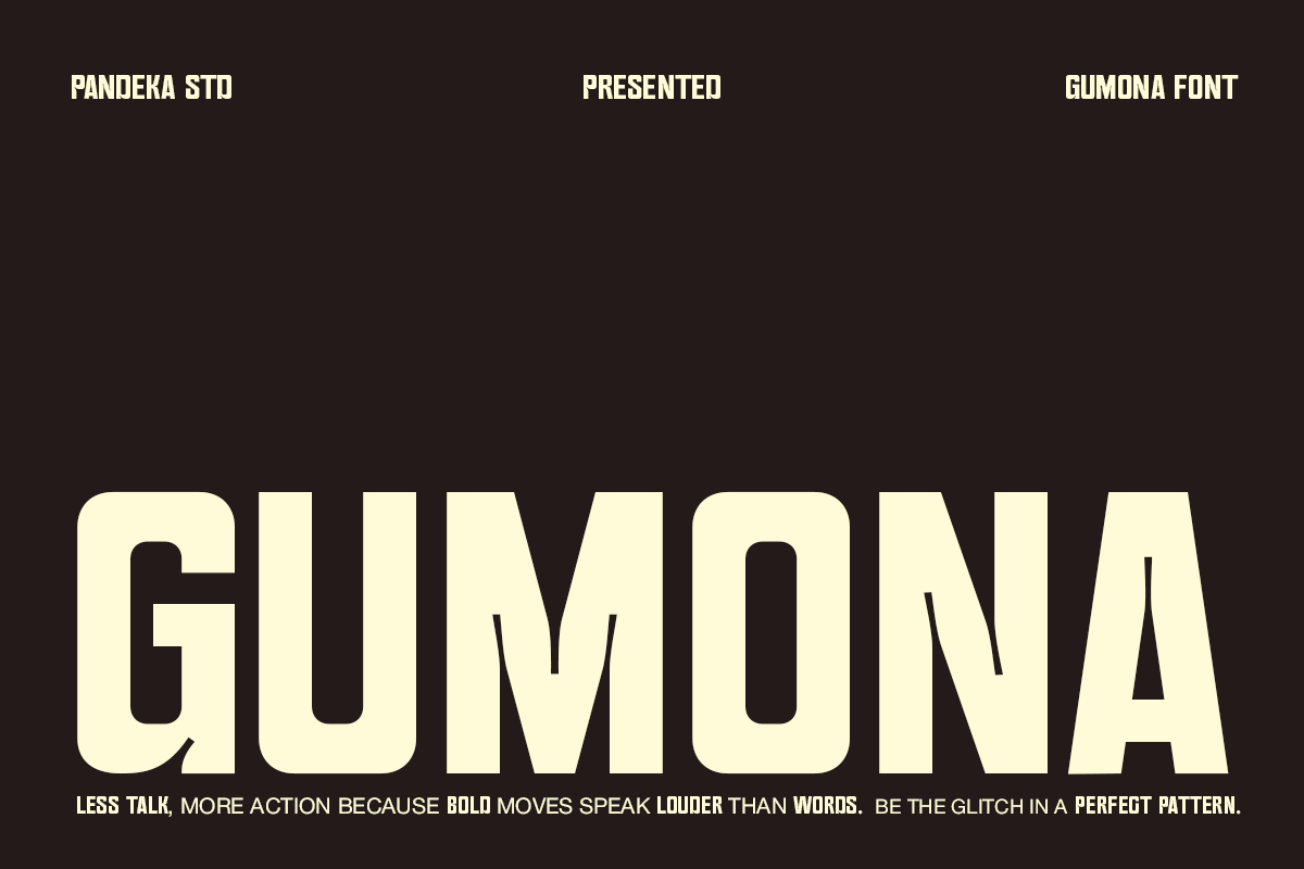 Gumona - Groovy Vintage Sans