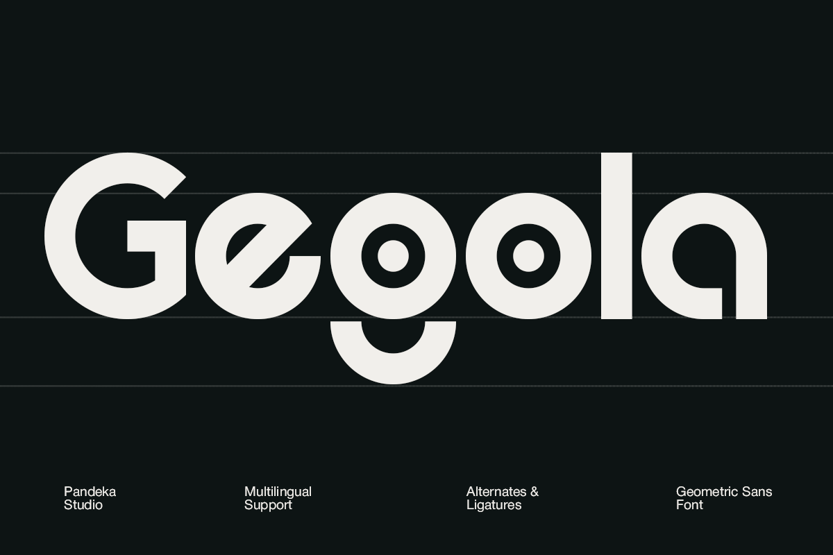 Gegola - Futuristic Rounded Display