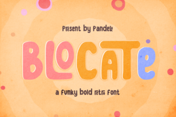 Blocate - Playful Retro Font