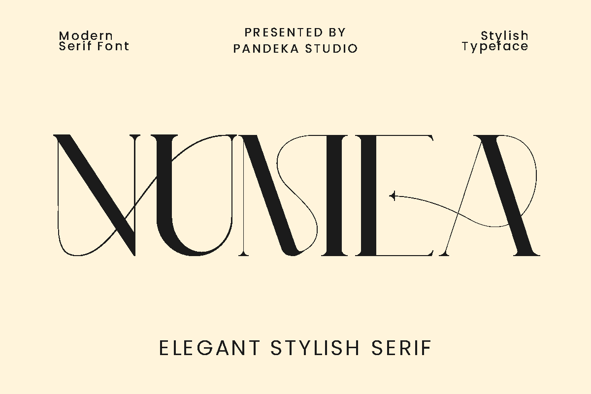 Numea - All Caps Elegant Font