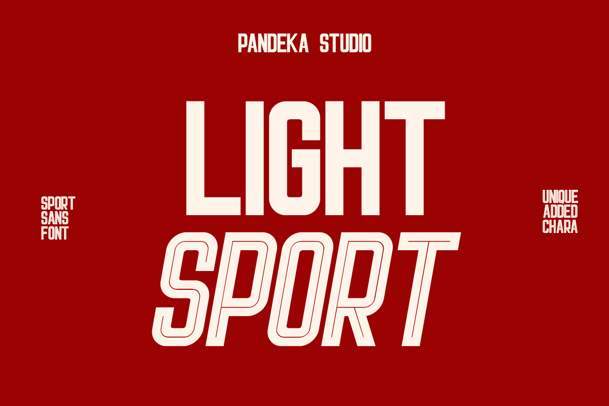 Light Sport - Sport Sans Font