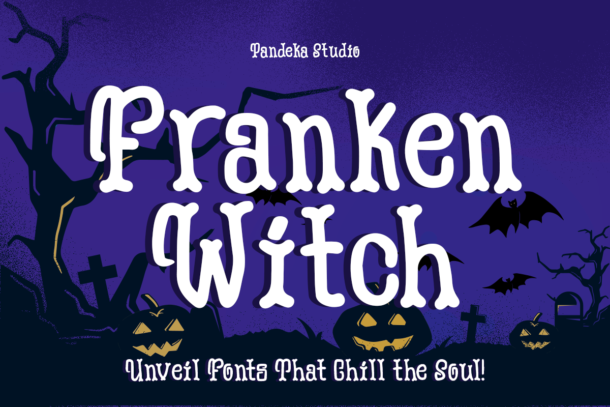 Franken Witch - Halloween Fun Font