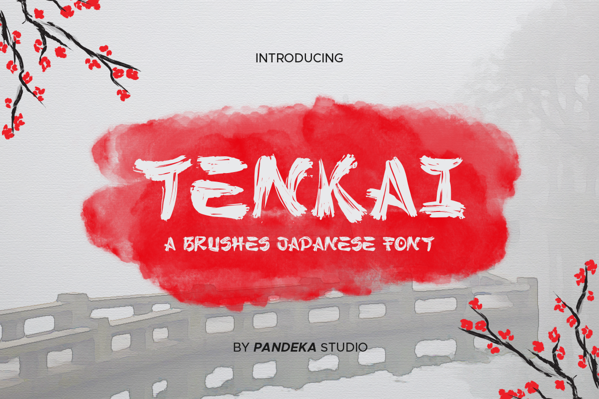 Tenkai - Japanese Brushes Font
