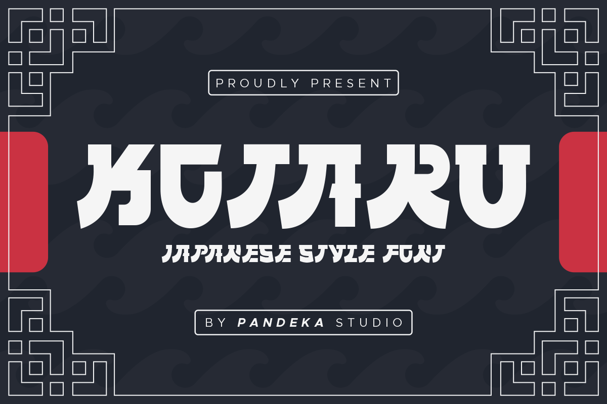 Kotaru - 3 Modern Japanese Font