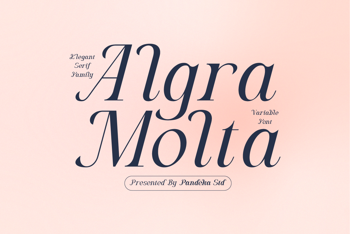 Algra Molta - Elegant Serif Family