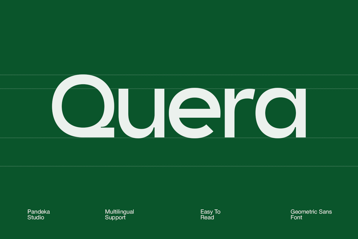 Quera - Geometric Corporate Font