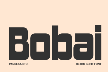 Bobai - Retro Sans Serif Font